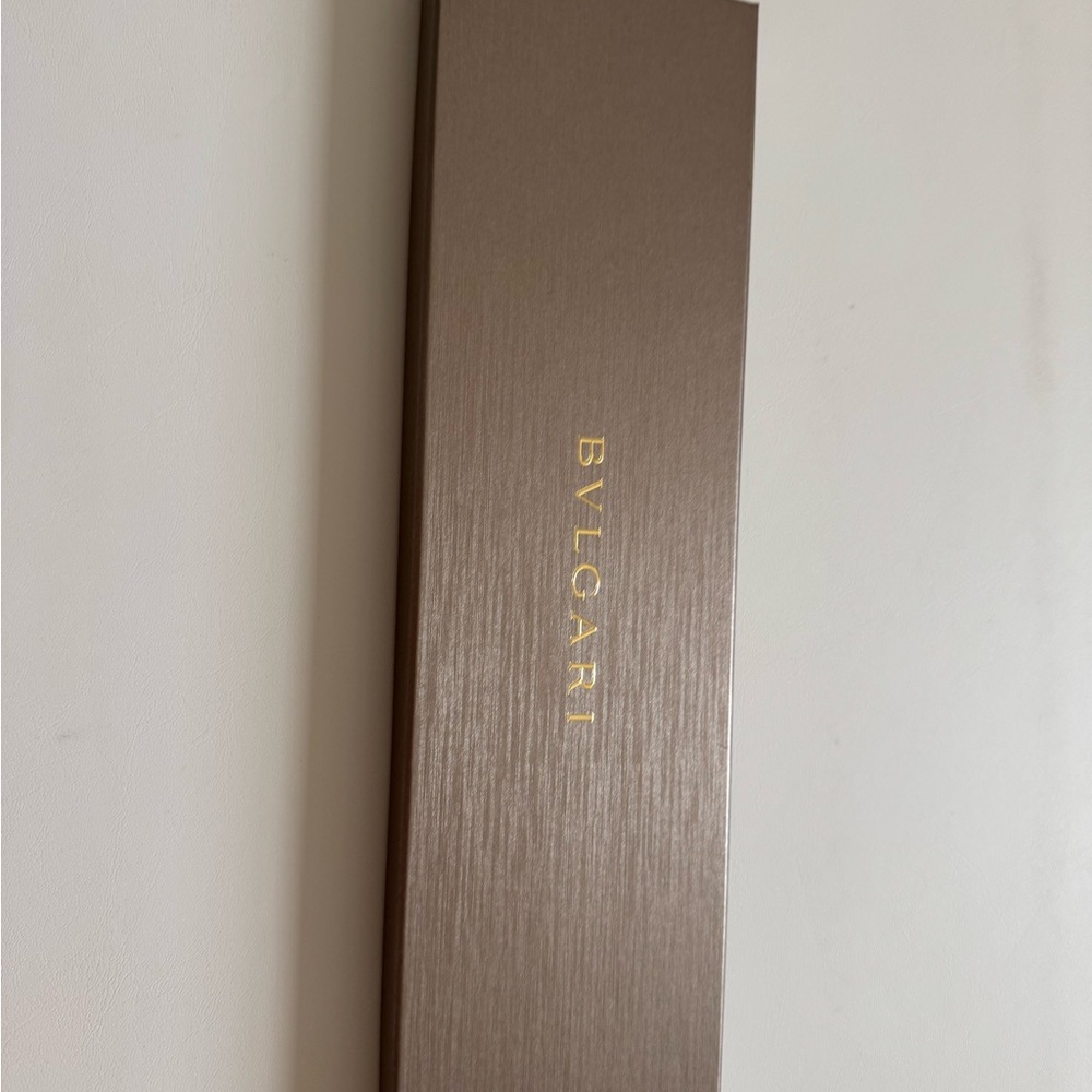 Bulgari Blue and Gold Tie